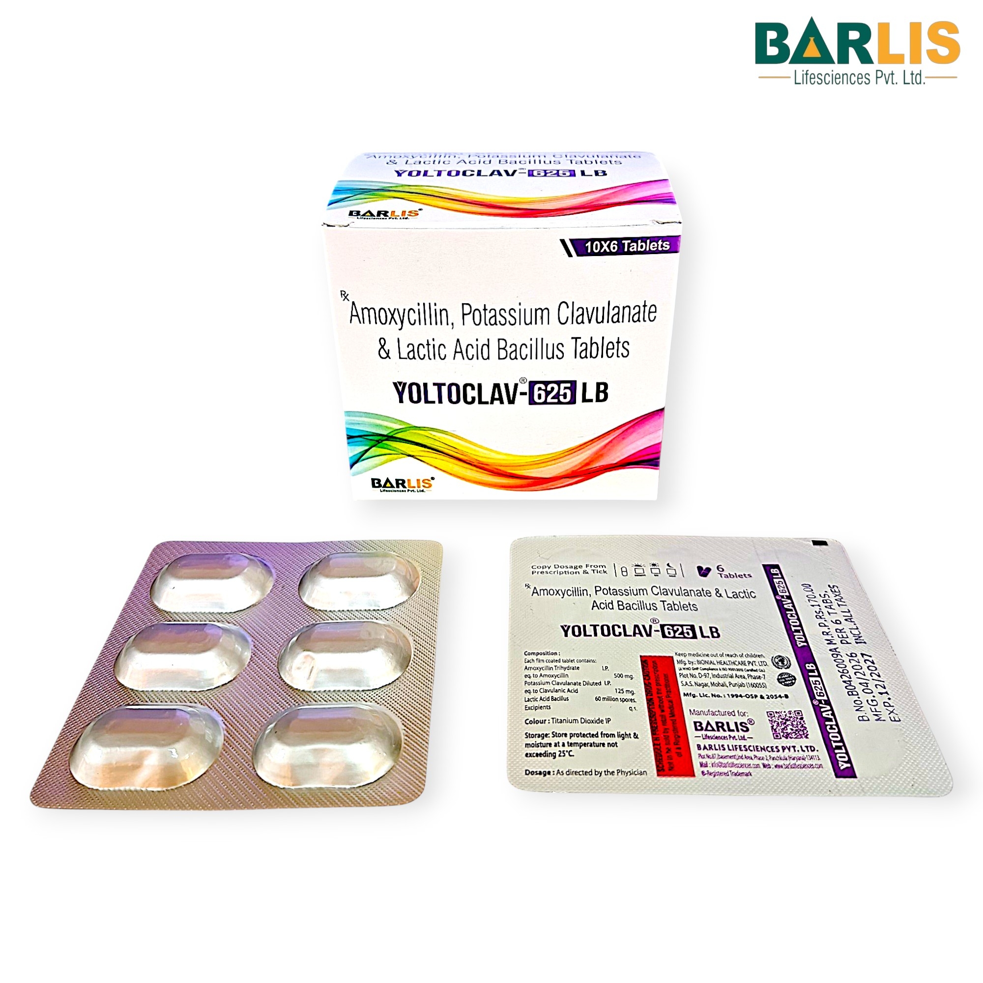 Yoltoclav-625 LB Tablets